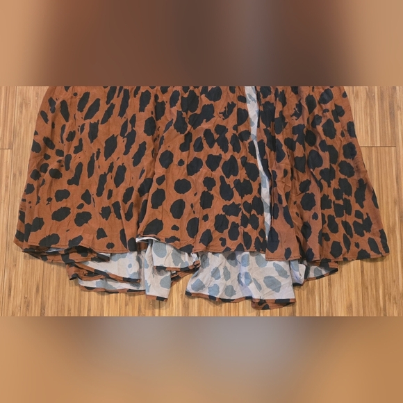 💚 NWOT Megan Renee Leopard Print Maxi Dress - Picture 2 of 10